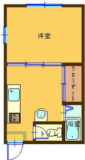 リバティ西条【1階】の間取り
