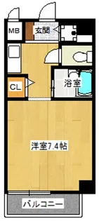 エスキーナ郡家【2階】の間取り