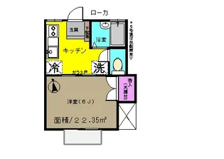 ドルミいのはな【1階】の間取り
