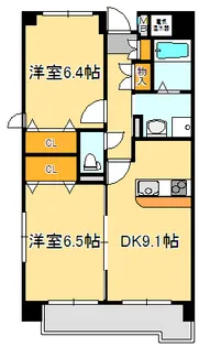 CITY太子堂【2階】の間取り