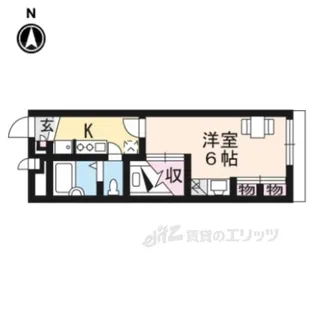 レオパレス眺湖1【2階】の間取り