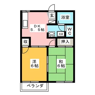 フレグランス池田A【2階】の間取り