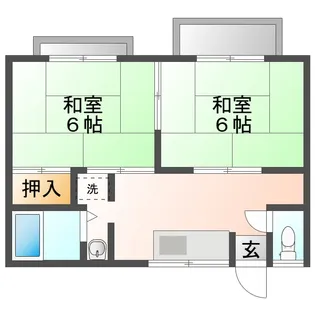 コーポノグチ A棟【2階】の間取り