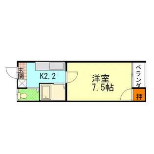 リバーサイドヒルズ【2階】の間取り