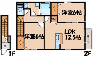ウイングMISAWA IX【2階】の間取り