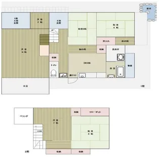 福岡県北九州市門司区春日町【一戸建】の間取り