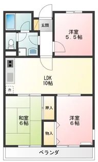 クレストヒル【3階】の間取り