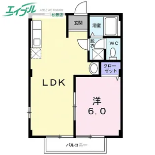 メゾンエトワール A棟【1階】の間取り