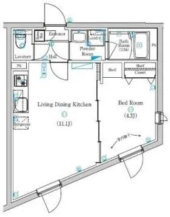 Mind Kyodo【1階】の間取り