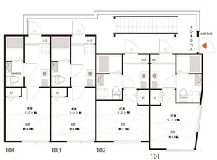 1Kの間取り画像