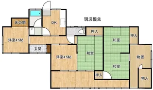 島根県松江市古志原1【一戸建】の間取り