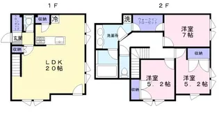 東京都稲城市平尾1【一戸建】の間取り