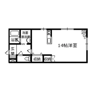 クミールII【2階】の間取り