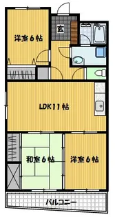 エクセレンス下屋敷II【4階】の間取り
