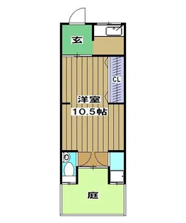 マンションローレル【1階】の間取り