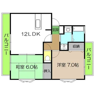 フォブール横浜【2階】の間取り