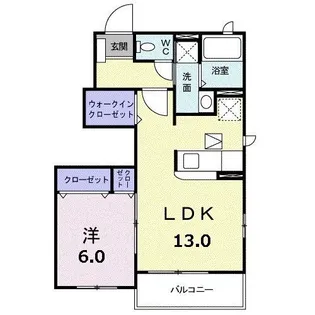 香川県高松市西山崎町【アパート】の間取り