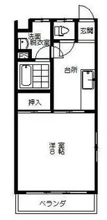 ヴェルディール【2階】の間取り