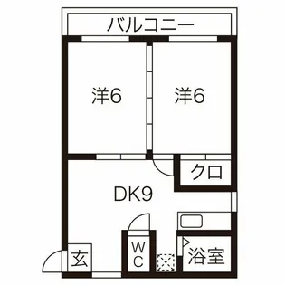 中倉麻布マンション【1階】の間取り