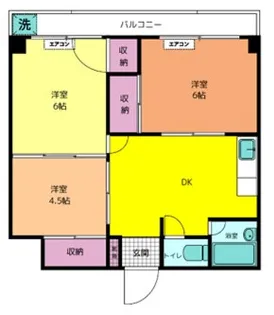 アリュール船小路【3階】の間取り