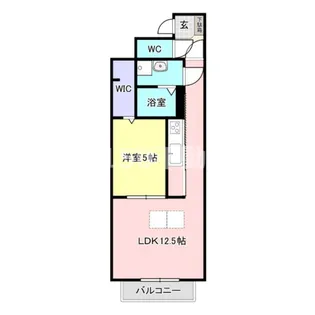 岐阜県岐阜市加納城南通3【アパート】の間取り