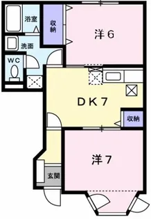 カトレア【1階】の間取り