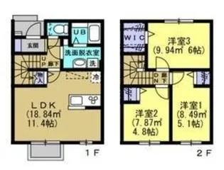 アイリーコート南小泉の間取り