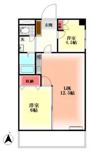 神奈川県相模原市中央区宮下本町2【マンション】の間取り
