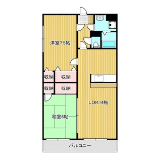 プルミエ1【1階】の間取り