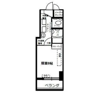 1Kの間取り画像