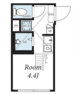 Nano東池袋【1階】の間取り