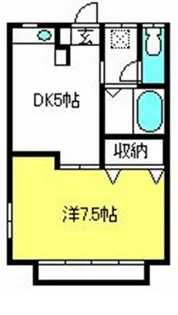 埼玉県さいたま市大宮区堀の内町1【アパート】の間取り