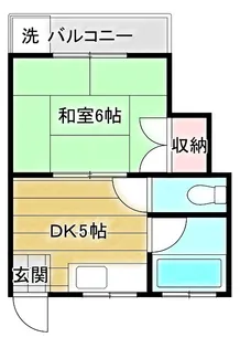 みのりハイツ【2階】の間取り