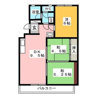 Sunny Place【2階】の間取り