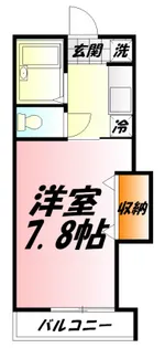 神奈川県小田原市堀之内【アパート】の間取り