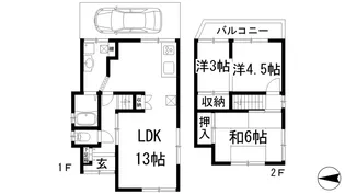 兵庫県川西市久代3【一戸建】の間取り