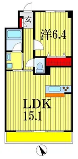 シャトレ・エスポワール【1階】の間取り