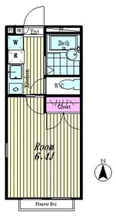 リノベイト綾瀬【2階】の間取り