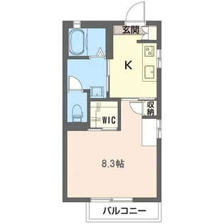 JOY・CITY三ツ沢I【2階】の間取り