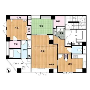 プレイス カサレリア【7階】の間取り