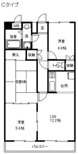 ヴェルドミール湘南平塚【4階】の間取り