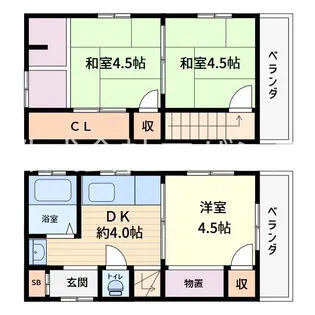 埼玉県川口市前川4【一戸建】の間取り