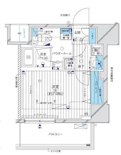 メインステージ目黒III【9階】の間取り