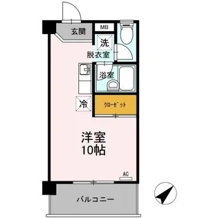 メゾン・ド・モンマルトル【5階】の間取り