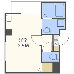 プライムタワー阿倍野40【6階】の間取り