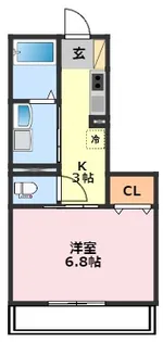 千葉県柏市豊四季【アパート】の間取り