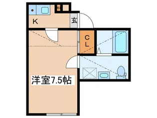 Lunaris Ebina【1階】の間取り