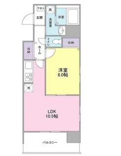 ラークガーデン木場【5階】の間取り