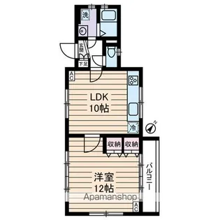 Abode Azabu【2階】の間取り