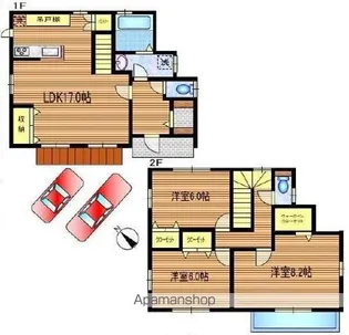 東京都立川市柏町5【一戸建】の間取り